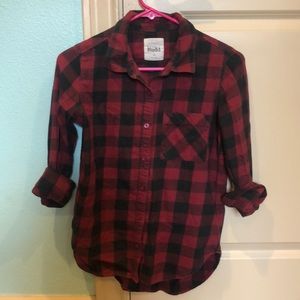 Red and black  flannel